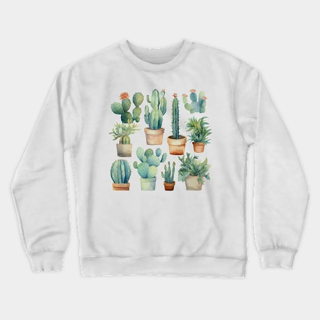 Cactus lover Crewneck Sweatshirt by Xinoni